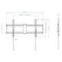 Tooq Soporte de Pared Fijo LP4390F-B para TV de 43-90 pulgadas, Negro